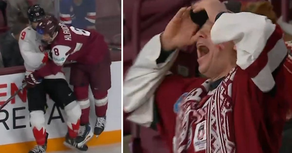 Ishockey: Lettland tvingade Kanada till förlängning – trots matchstraff