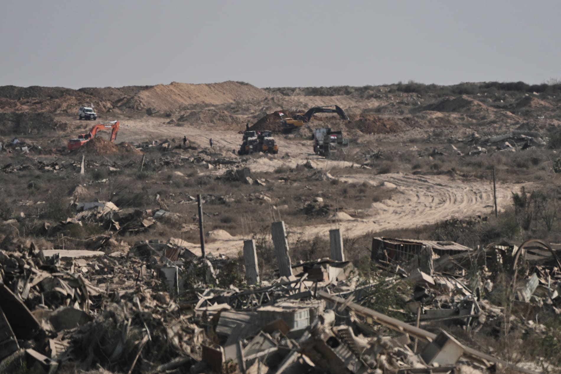 Förödelse i Gaza stad. Bilden är tagen 12 november.