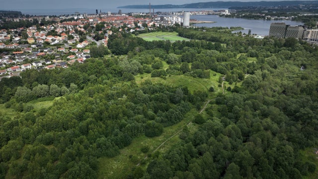 Här ses området där Kabe Sommarland låg en gång i tiden.