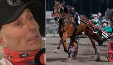 Peter Untersteiners känslosamma hyllning till avlidne ägaren efter V85-vinsten för Stens Rubin