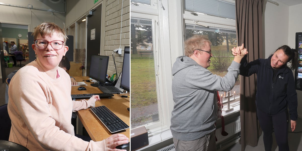 Linnea och Åke börjar på daglig verksamhet