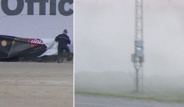 Stormbyar ställer till det för de aktiva i Gävle