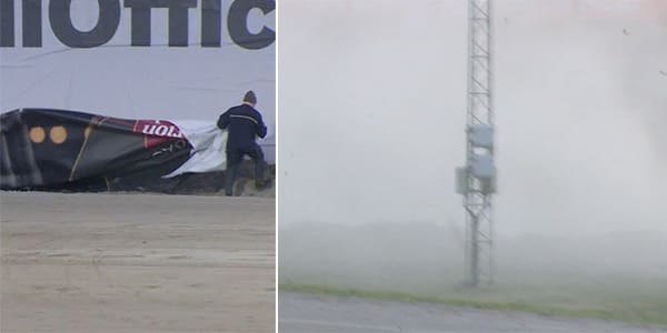 Stormbyar ställer till det för de aktiva i Gävle