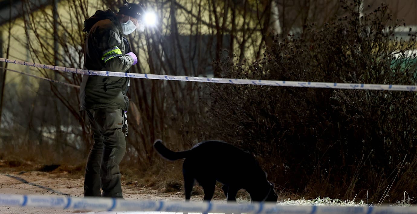 Stor polisinsats i Salem – locket på från polisen