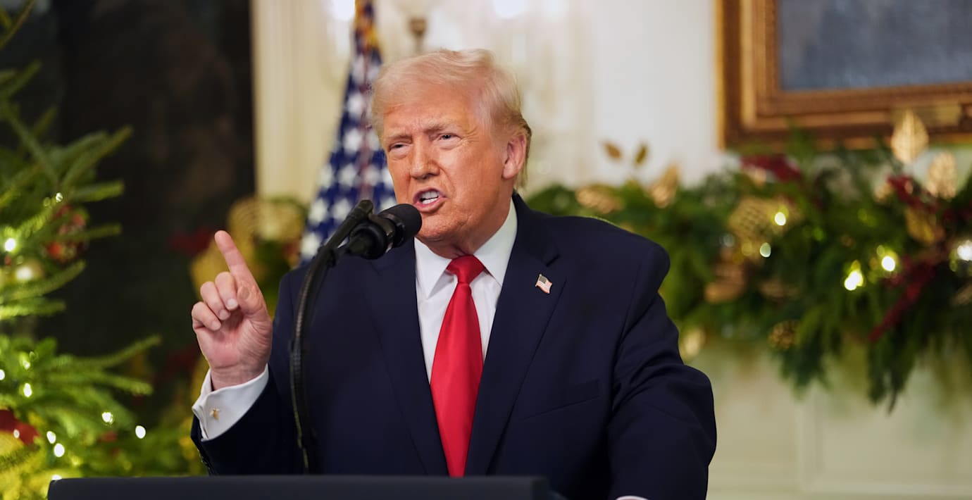 Pressad Trump gick inte att känna igen