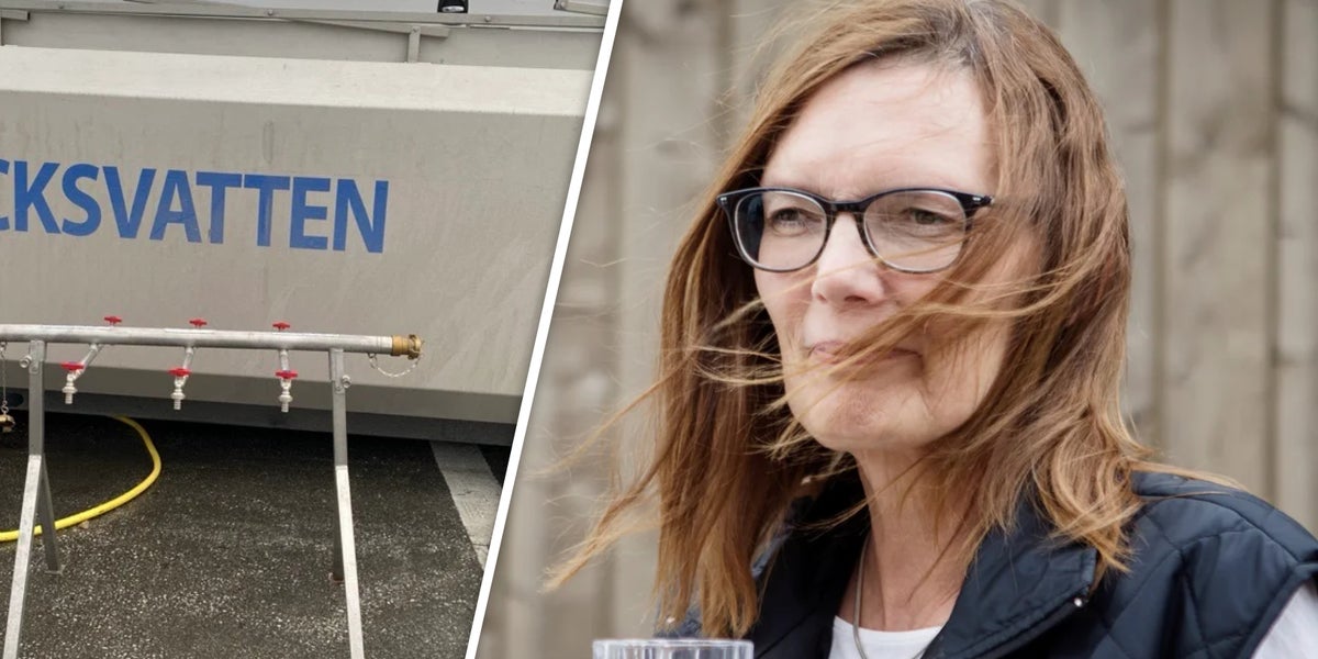 Vattentank i Visby flyttas för att undvika is