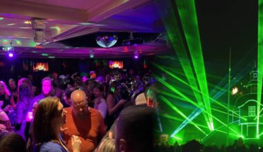 Nyår i Eskilstuna firas med lasershow på torget