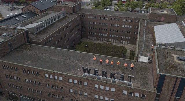 Så här såg det ut när de tidigare myndighetslokalerna byggdes om till Werket. Foto från 2022.