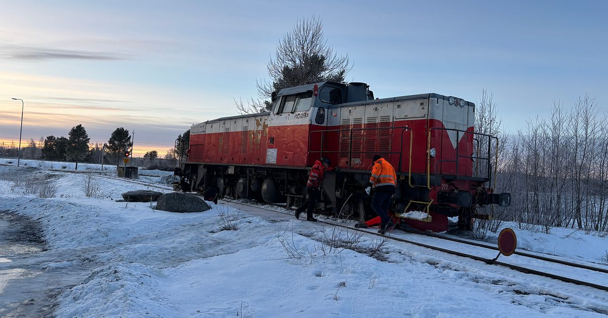 Urspårat tåg i Krokom – trafiken stoppades