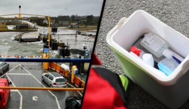 Hemtjänsten fast på Fårö efter ovädret