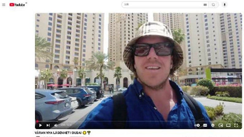 Exempel på hur det kan se ut på ”Chrippas” Youtube-kanal.