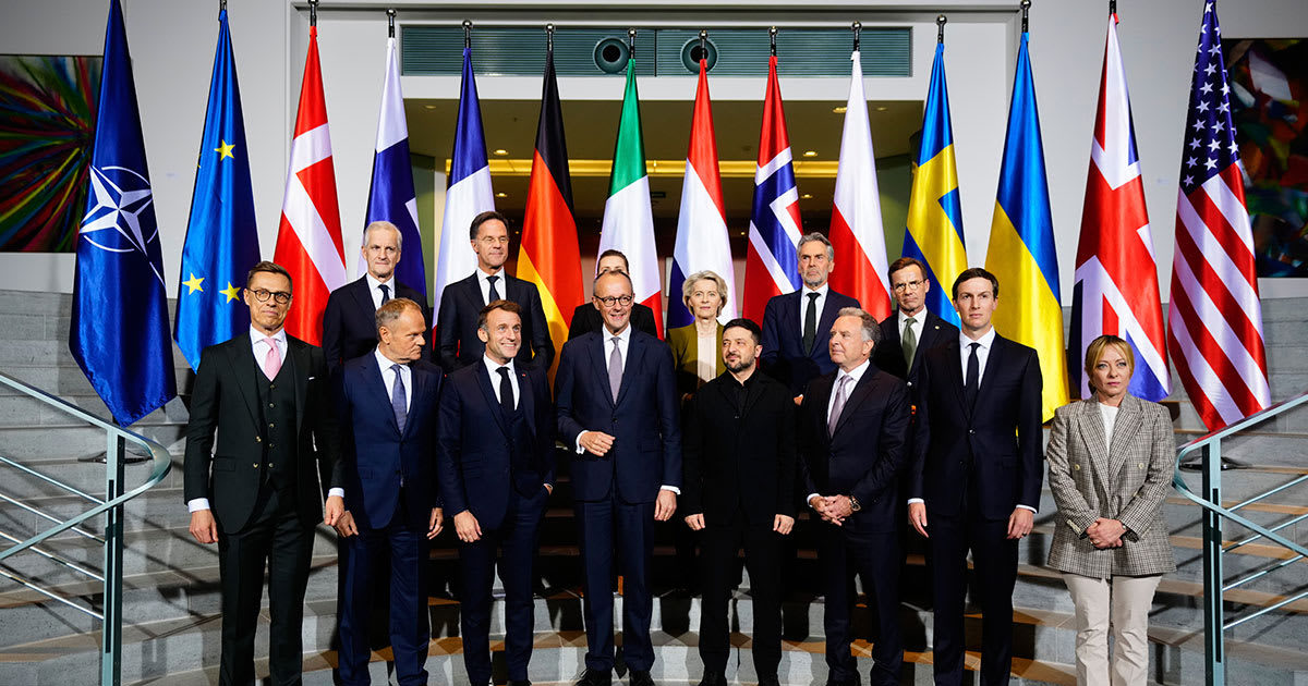 Europas plan: Multinationell fredsstyrka i Ukraina