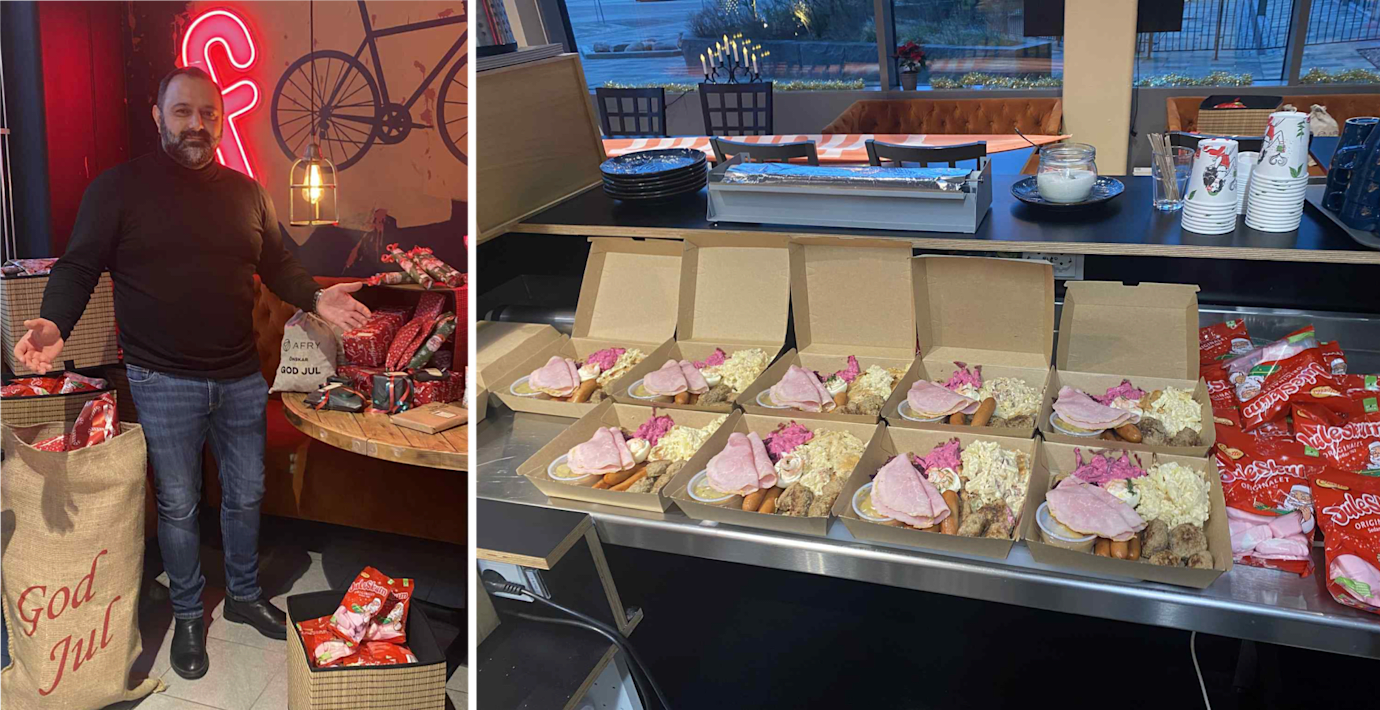 Fixade gratis klappar och mat till 300 – ingen kom