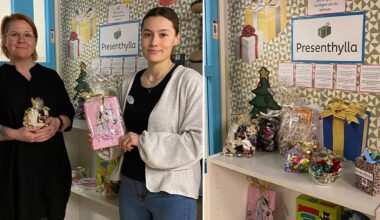 Håkanstorps förskola i Västerås har infört en julklappshylla