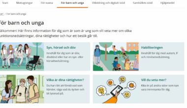 Habiliteringen utvecklar ny webbsidor tillsammans med unga experter