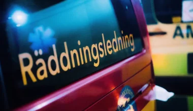 Brand i industribyggnad i Täby