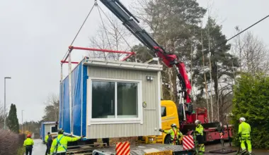 Danderyd donerar moduler till Ukraina – igen