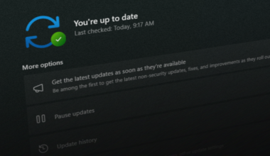 Windows Update screenshot