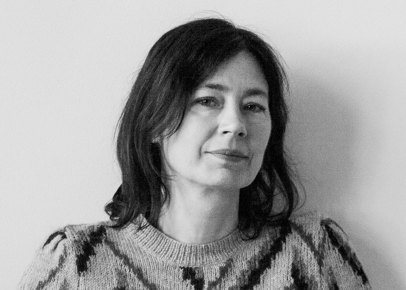 Porträtt på manusförfattare Karin Arrhenius.