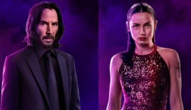 Keanu Reeves och Ana de Armas.