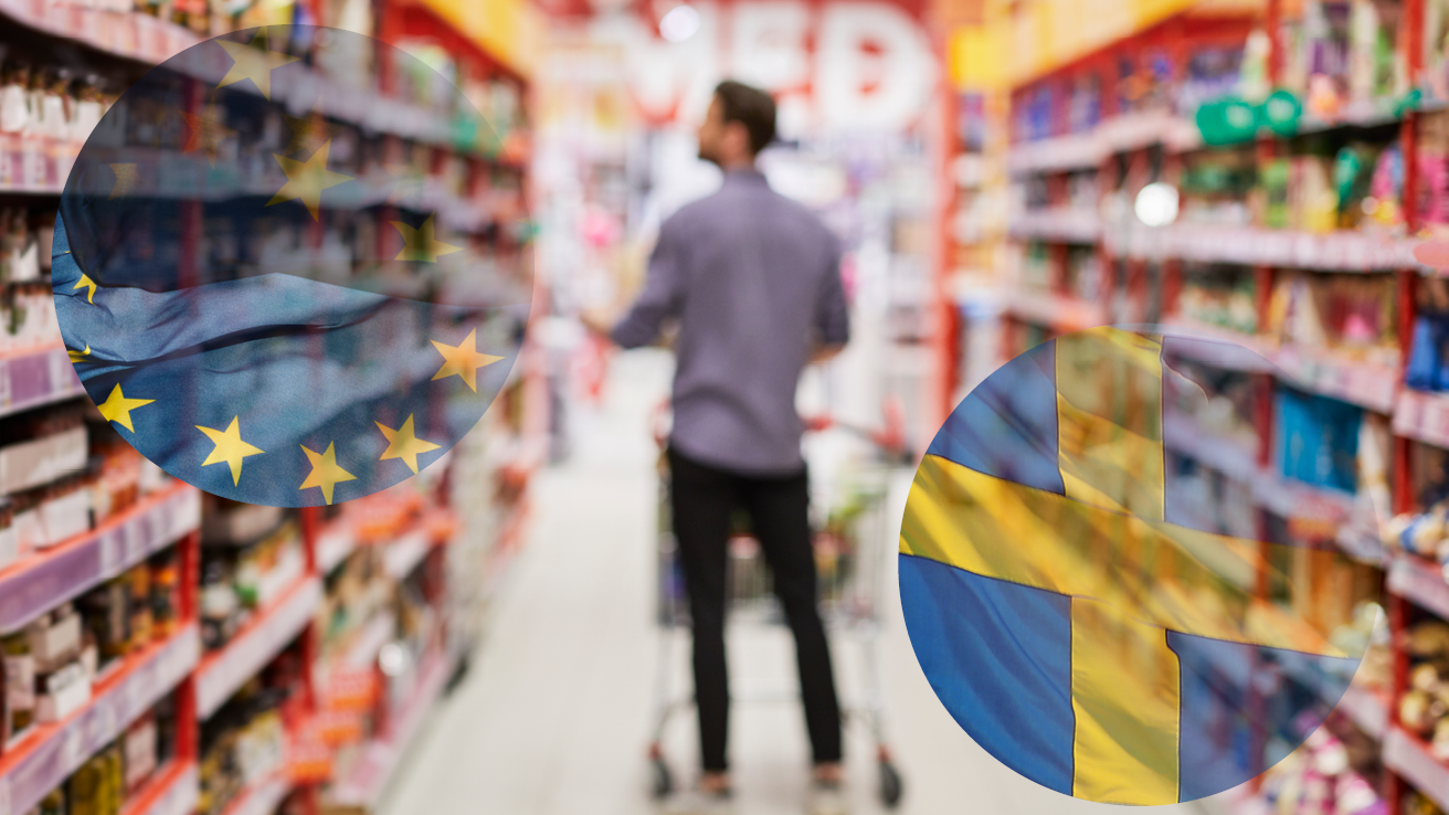 Ny rapport: Maten kostar mindre i Sverige än i våra grannländer