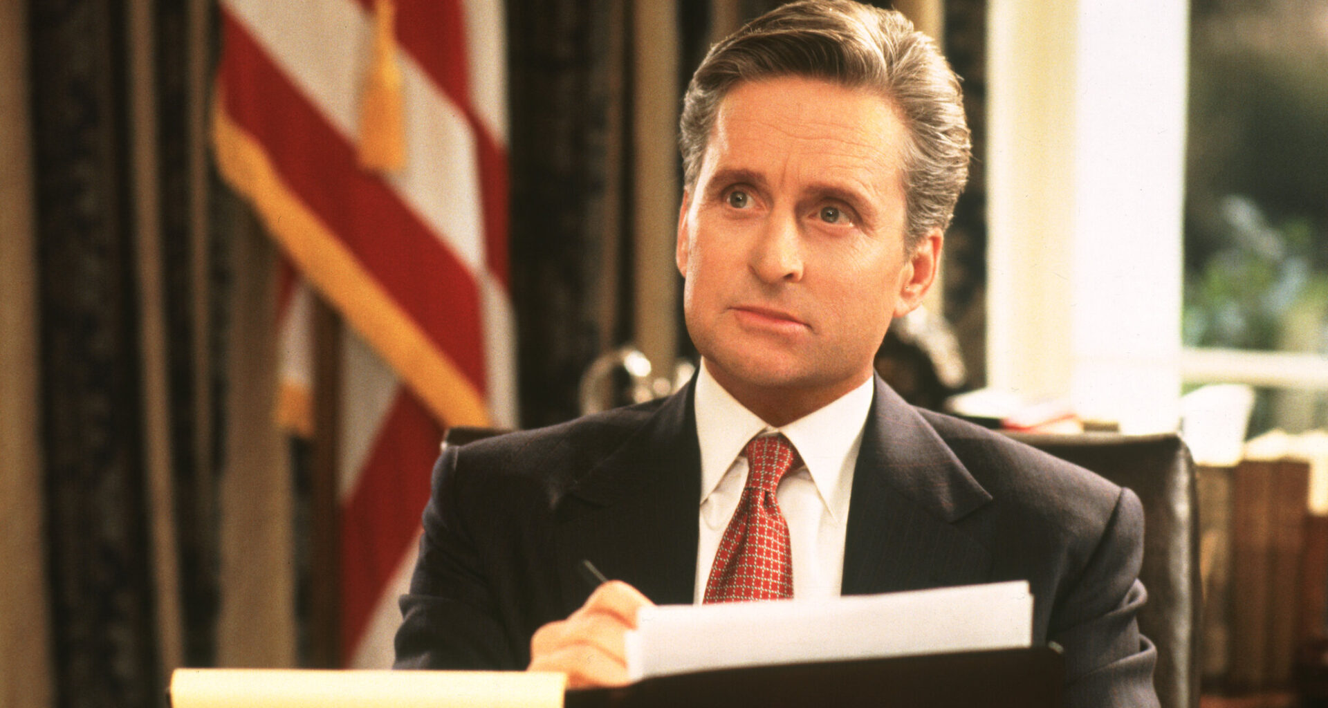 Michael Douglas", "Presidenten och Miss Wade", 1995