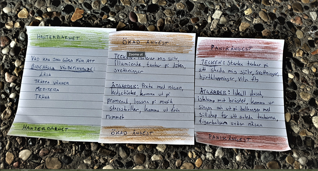 Svårfångade känslor: Färgkodade akutlappar kan hjälpa personer med autism att sätta ord på ångest
