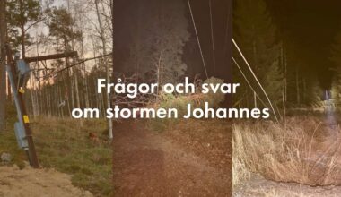 Frågor och svar kring strömavbrotten efter stormen Johannes