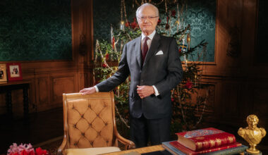 H.M. Konungens jultal år 2025 sändes från Kungl. Slottet.