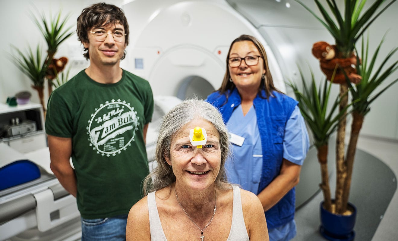 Minion i MR-kameran fixar klara bilder på rörliga patienter