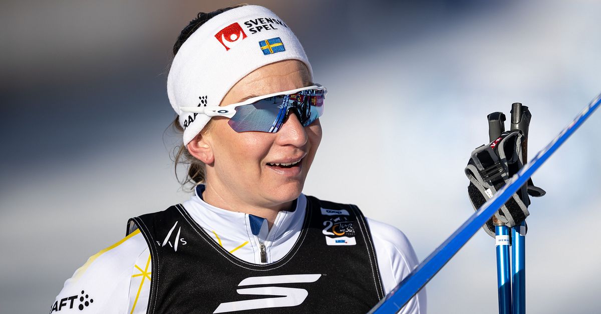 Längdskidor: Moa Ilar på pallen i jaktstarten