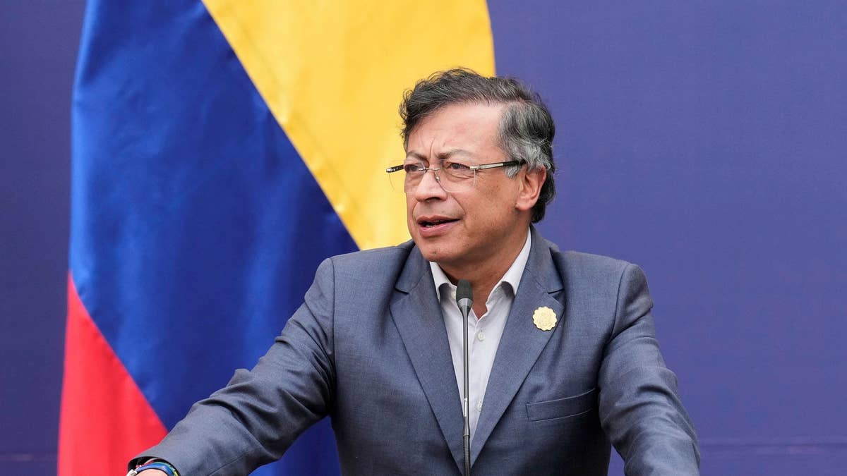 Trump tar emot Colombias ledare