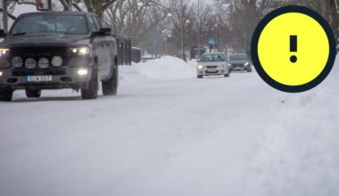 Gul varning för snöfall på Gotland onsdag