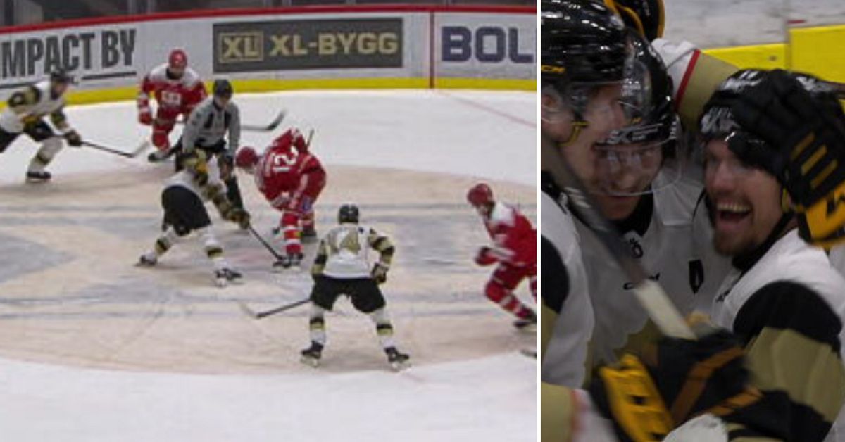 Ishockey: Pär Lindholm gör Jimmie Ericssons klassiker – mitt framför ögonen på honom