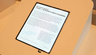 Ny vikbar skärm saknar synligt veck