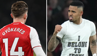 Gyökeres utbytt när Arsenal krossade Aston Villa