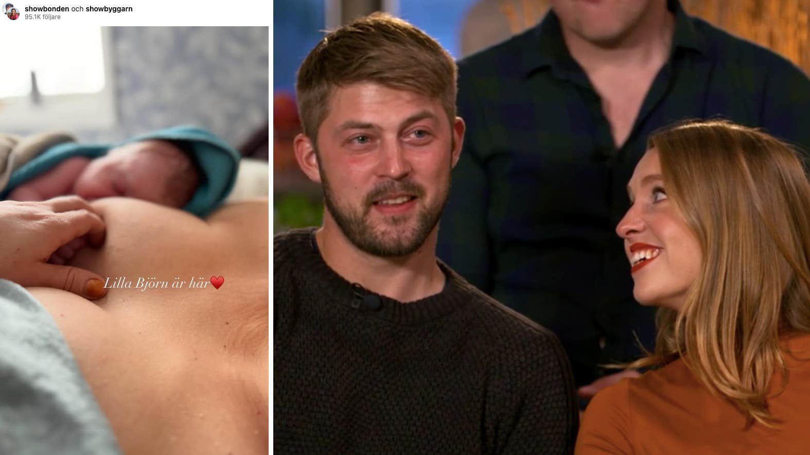 Bonde söker fru Showbonden Susanna Karlsson har fått en bebis