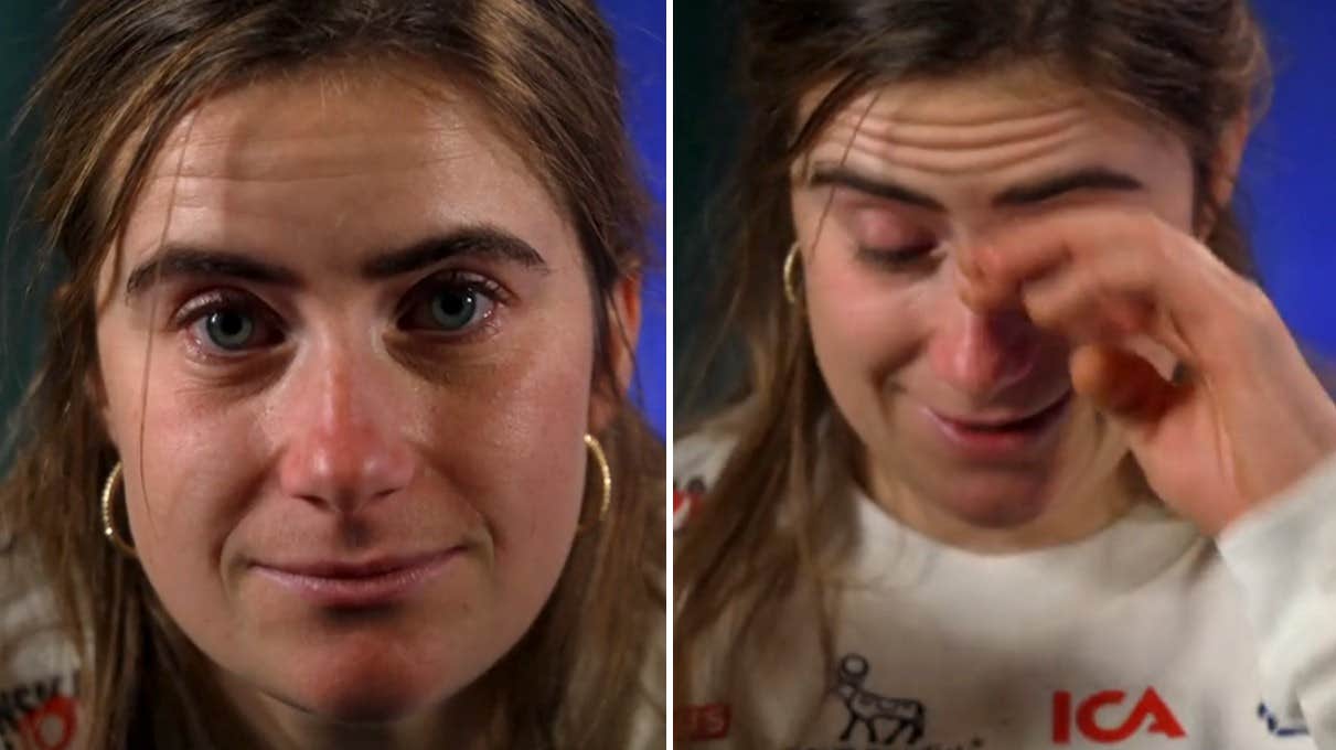 Ebba Anderssons tårar i SVT – när hon får höra vännens ord