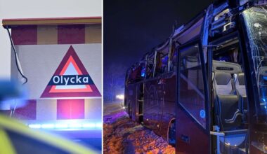 Buss körde av E45 i snöstormen – kolliderade med träd: ”Glassplitter i ansiktet” - NWT