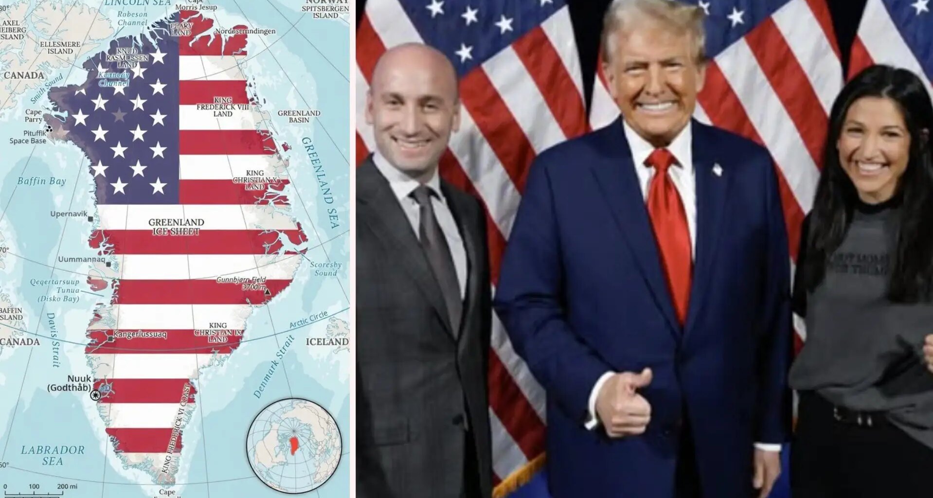 Nya hotet mot Grönland från Trumps led - Expressen
