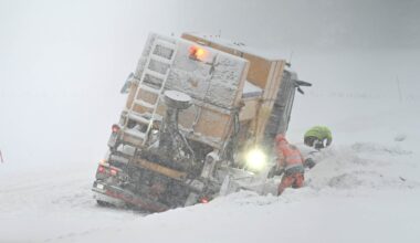 Intensiva snöbyar väntas i flera län