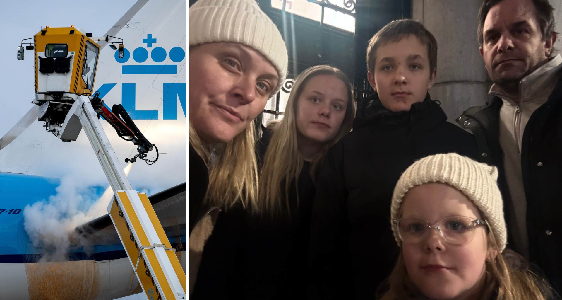 Skulle på drömresan – är strandade i snökaoset på Schiphol