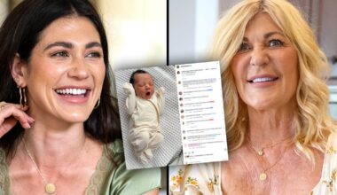 Maria Montazami har blivit mormor – Sara Montazami är mamma