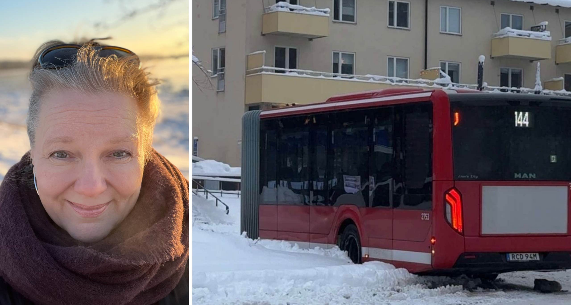 ”Inte tagit bort snön alls”