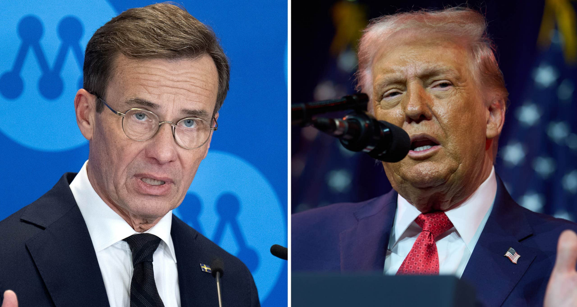 Kristersson efter Trumps ord om Grönland