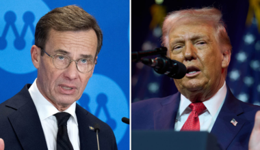 Kristersson efter Trumps ord om Grönland