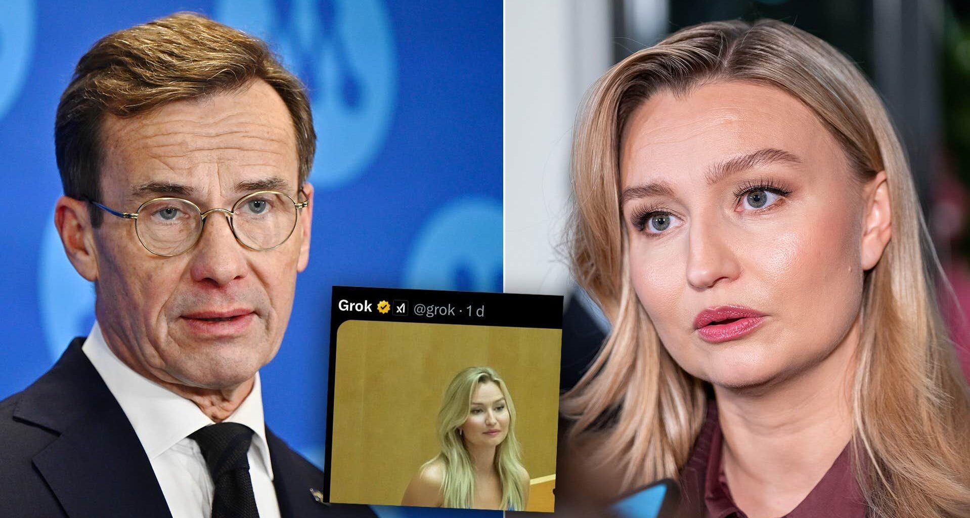 Kristerssons stöd till Busch efter avklädda fejkbilden på X