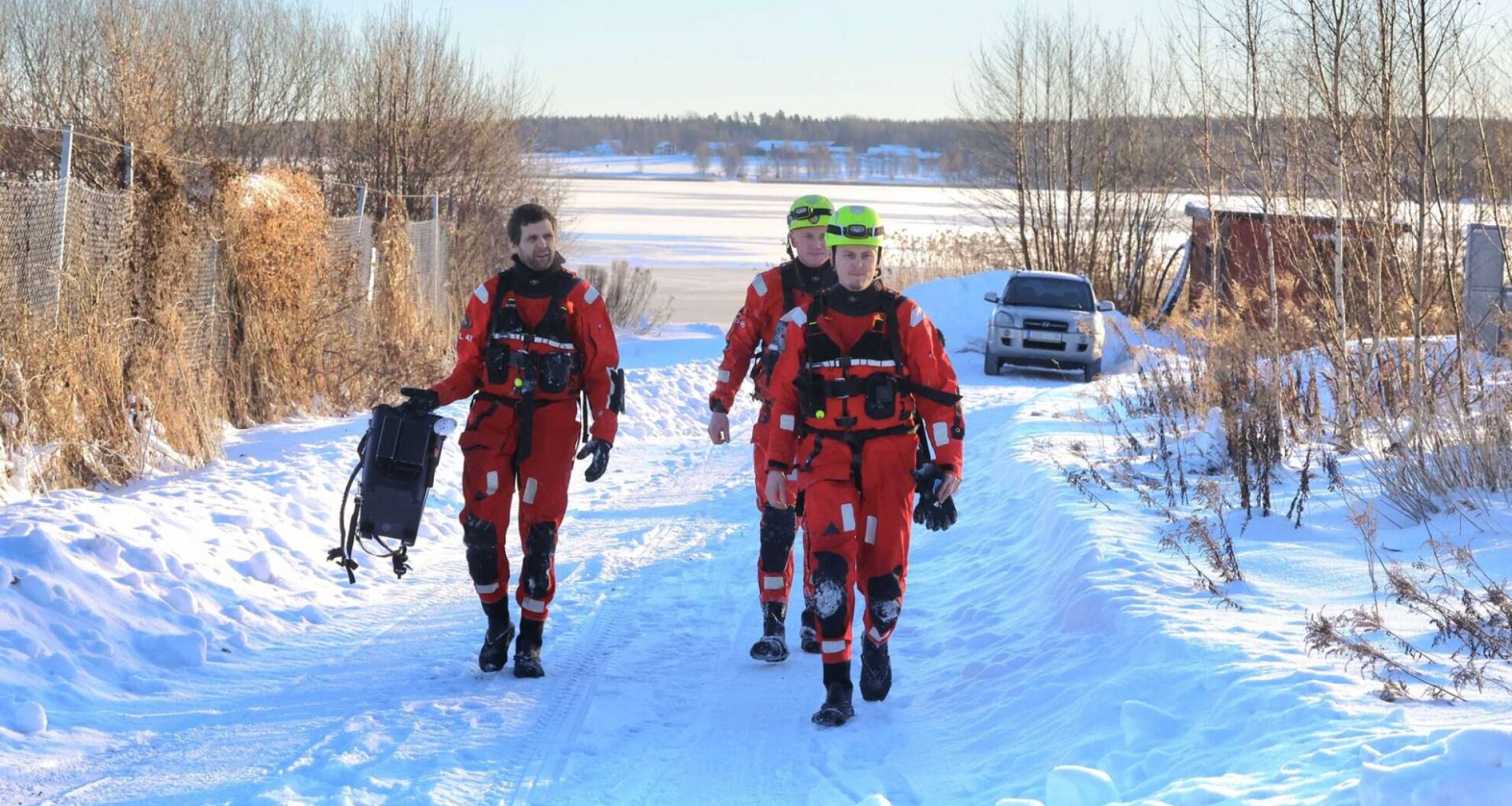 Man gick genom isen – räddades av grannar: ”Tack vare dem är han vid liv” - NWT