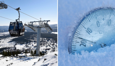 SMHI varnar för superkyla i skidorterna Åre och Funäsdalen