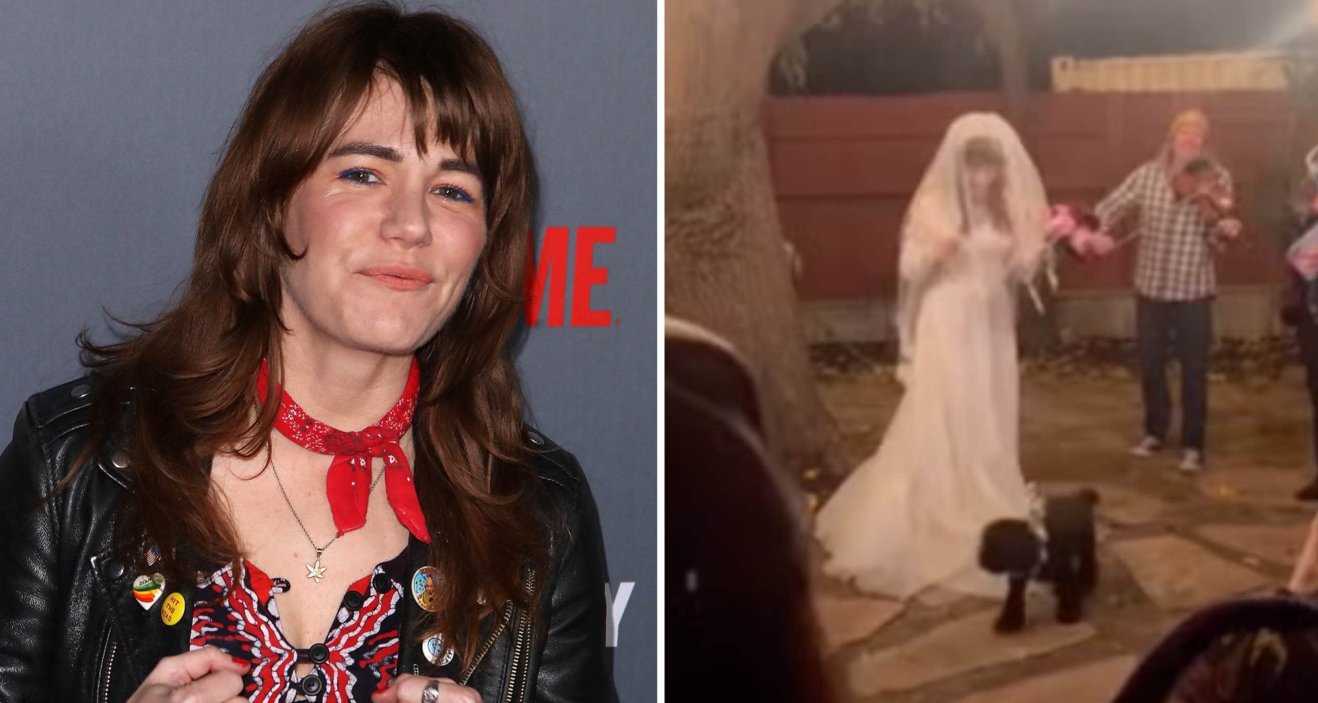 Rockstjärnan Jenny Lewis har gift sig – med sin hund